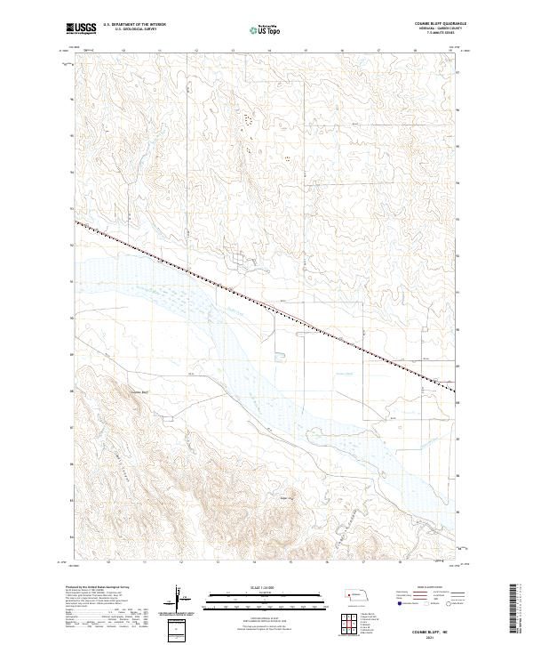 Coumbe Bluff, NE — USGS 7.5-minute topo (2021)