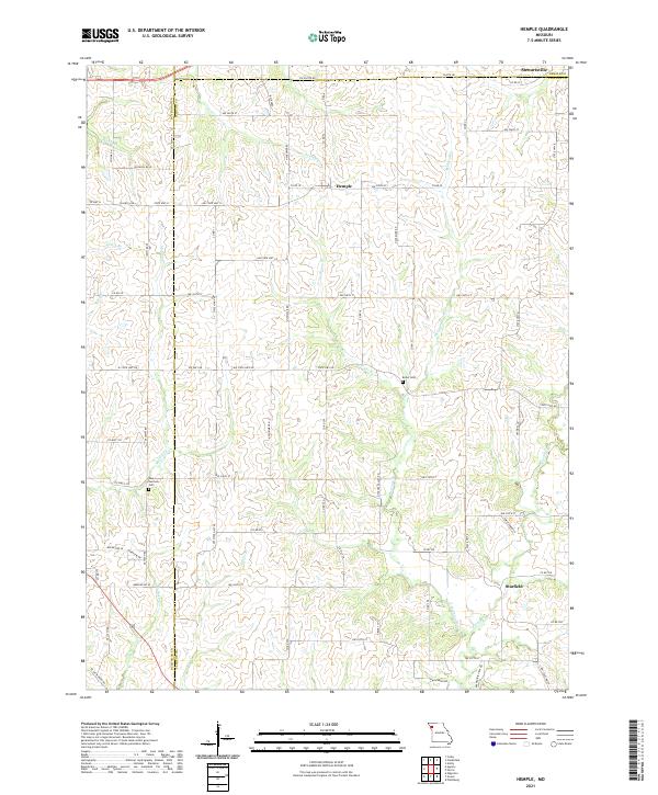 Hemple, MO — USGS 7.5-minute topo (2021)