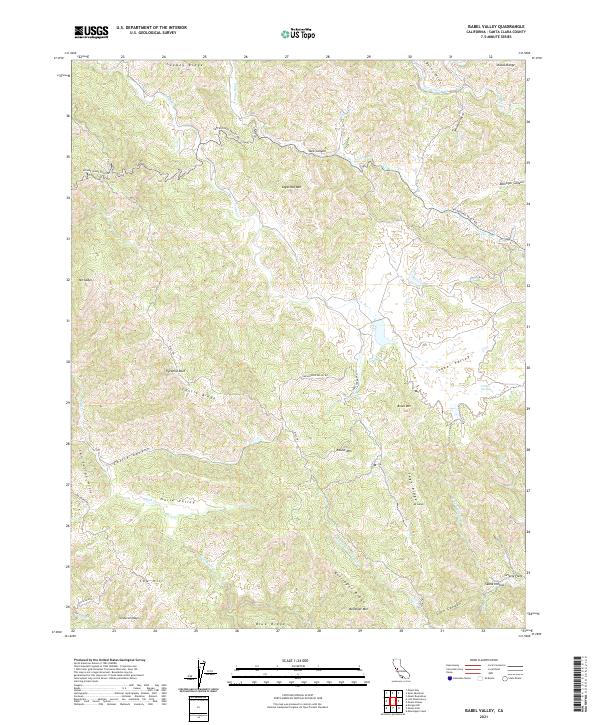Isabel Valley, CA — USGS 7.5-minute topo (2021)
