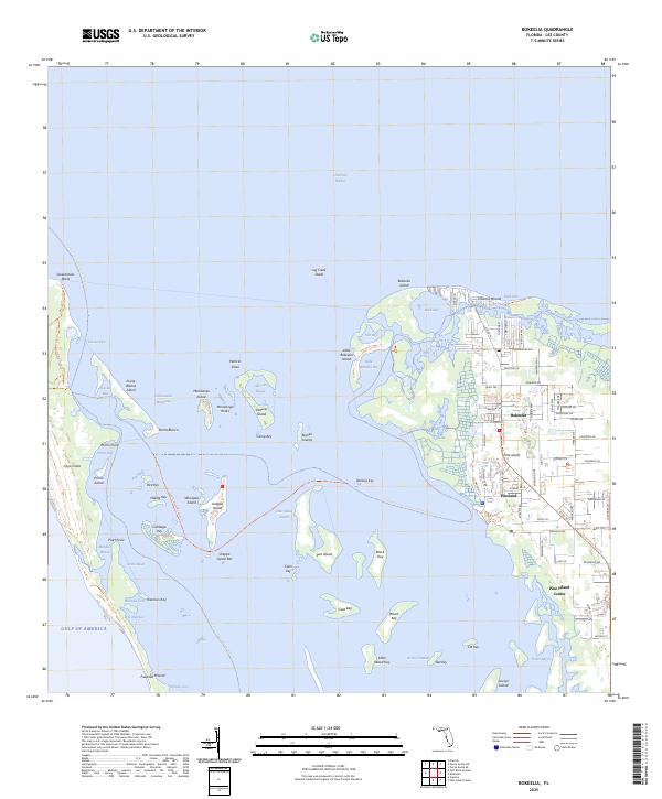 Bokeelia, FL — USGS 7.5-minute topo (2025)