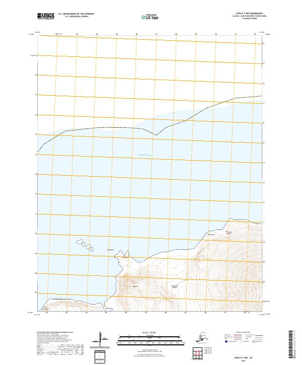 Atka D-1 NW, AK — USGS 7.5-minute topo (2021)