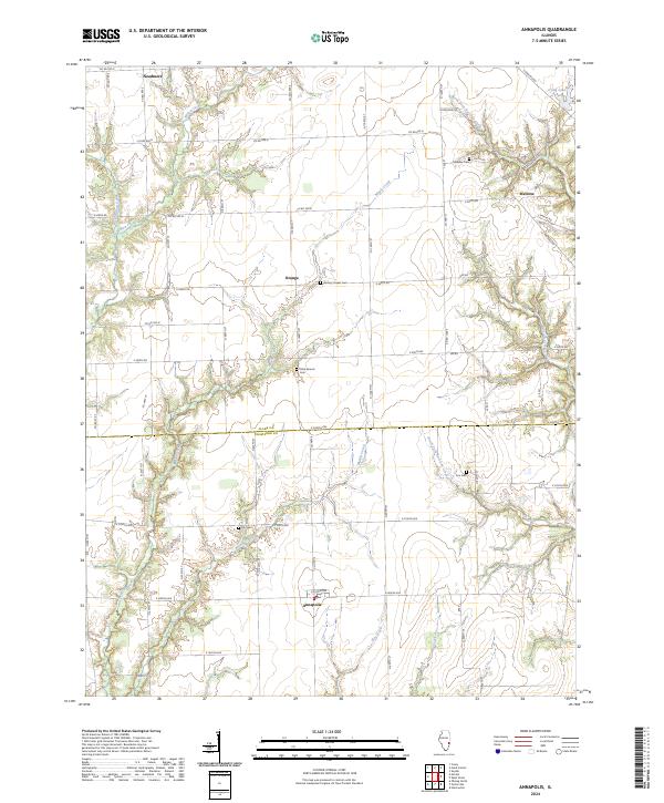 Annapolis, IL — USGS 7.5-minute topo (2024)