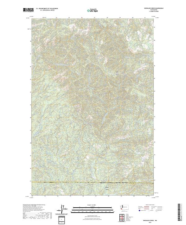 Sweigiler Creek, WA — USGS 7.5-minute topo (2023)