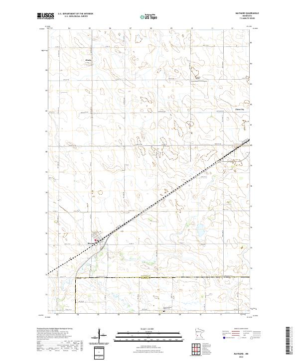 Maynard, MN — USGS 7.5-minute topo (2022)