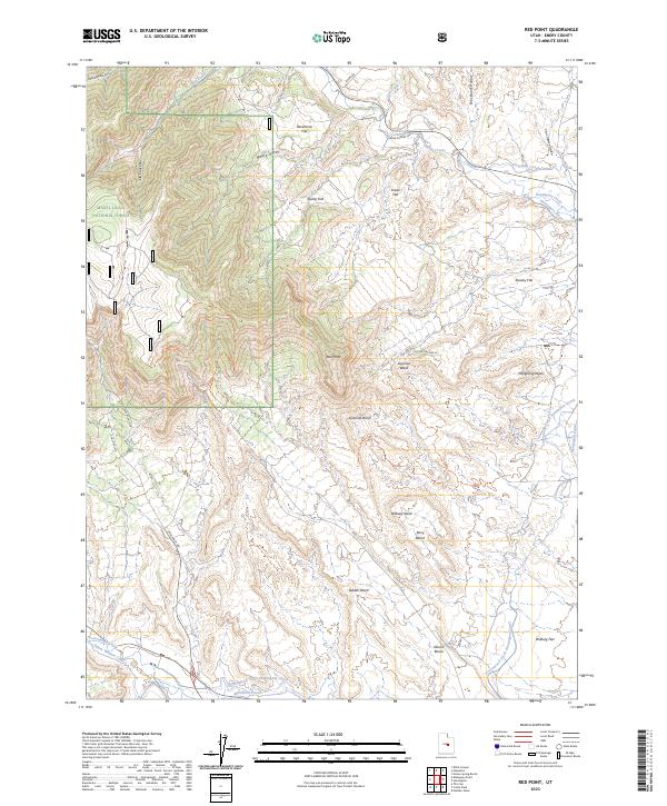 Red Point, UT — USGS 7.5-minute topo (2023)