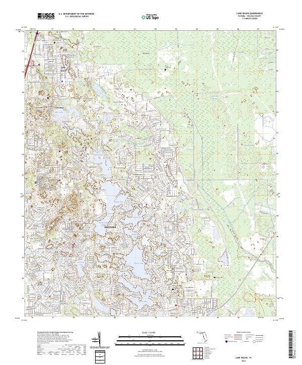 Lake Helen, FL — USGS 7.5-minute topo (2024)
