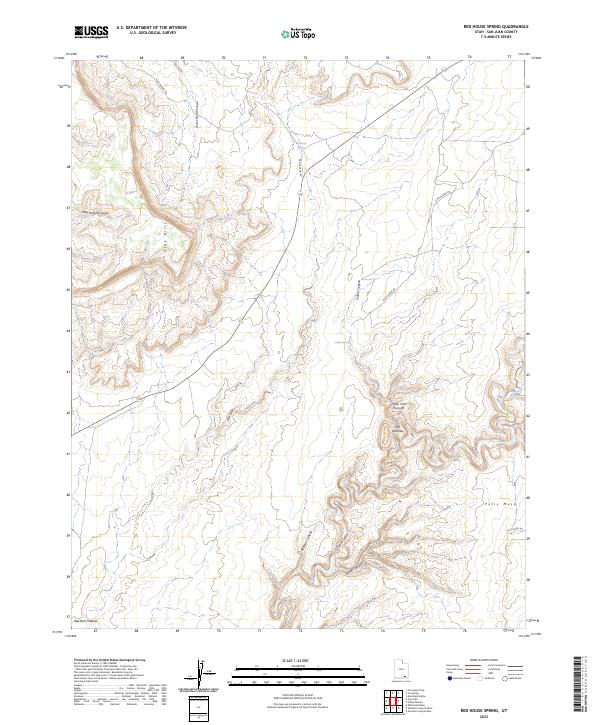 Red House Spring, UT — USGS 7.5-minute topo (2023)