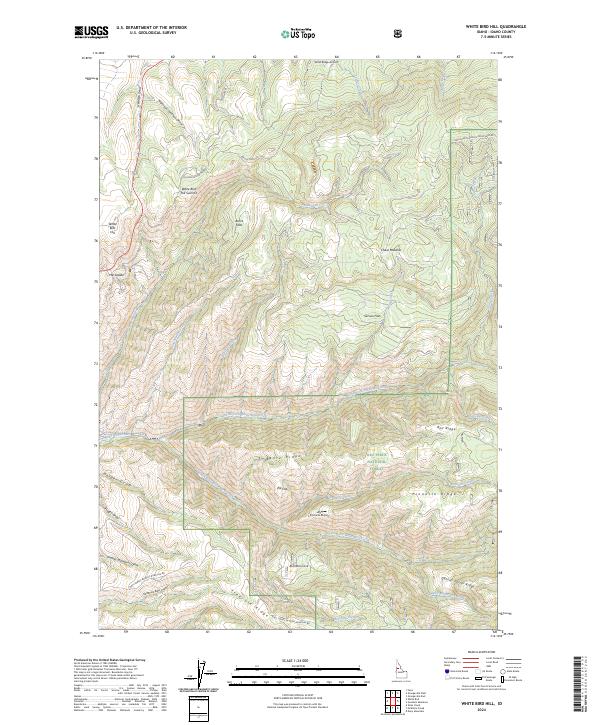 White Bird Hill, ID — USGS 7.5-minute topo (2024)