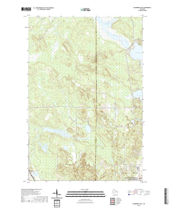 Stanberry East, WI — USGS 7.5-minute topo (2022)
