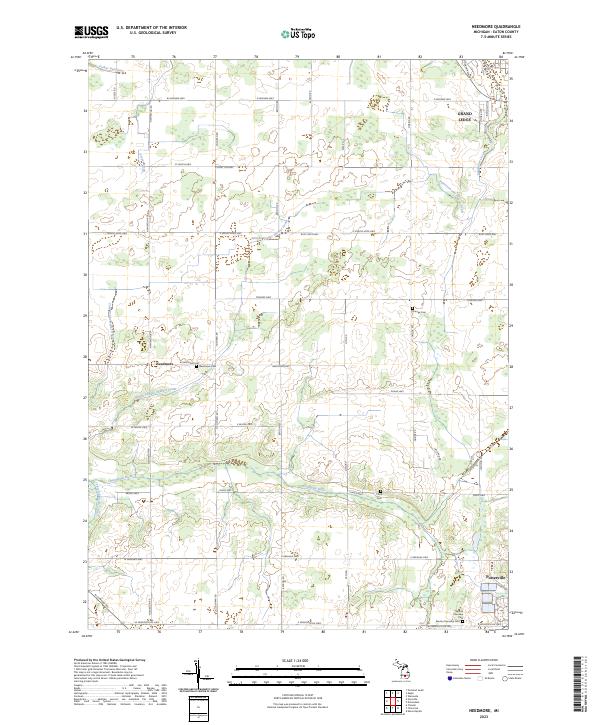 Needmore, MI — USGS 7.5-minute topo (2023)