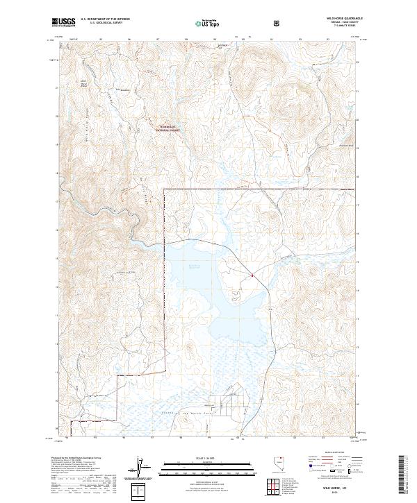 Wild Horse, NV — USGS 7.5-minute topo (2021)