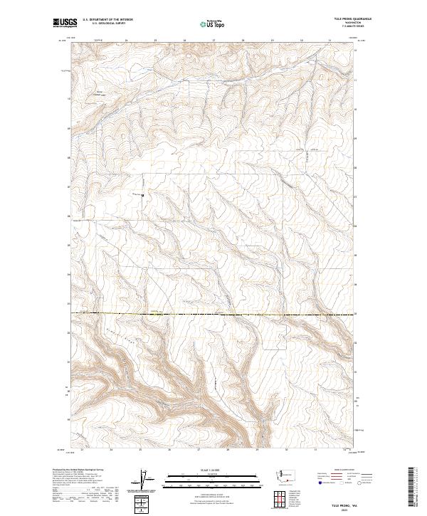 Tule Prong, WA — USGS 7.5-minute topo (2023)