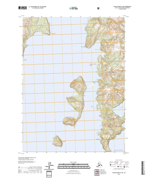 Blying Sound D-7 NE, AK — USGS 7.5-minute topo (2024)