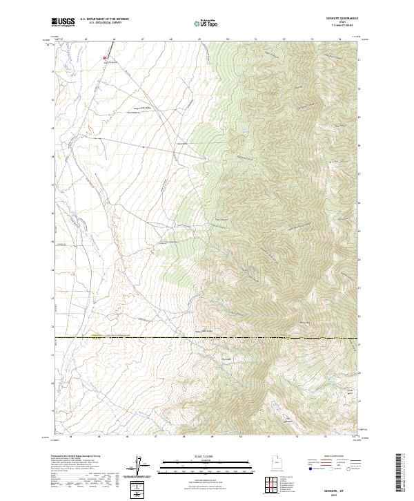 Goshute, UT — USGS 7.5-minute topo (2023)