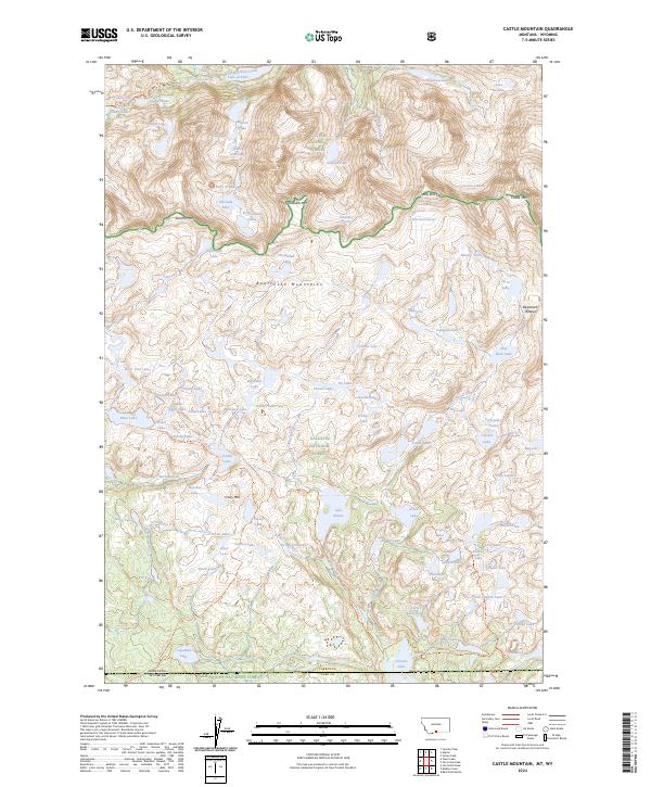 Castle Mountain, MT-WY — USGS 7.5-minute topo (2024)