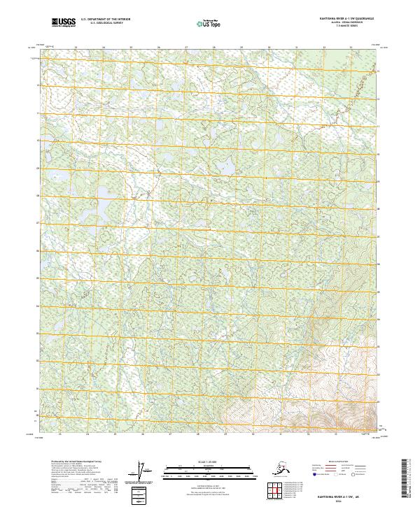 Kantishna River A-1 SW, AK — USGS 7.5-minute topo (2024)
