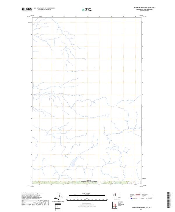 Bertrand Creek OE N, WA-BC — USGS 7.5-minute topo (2023)