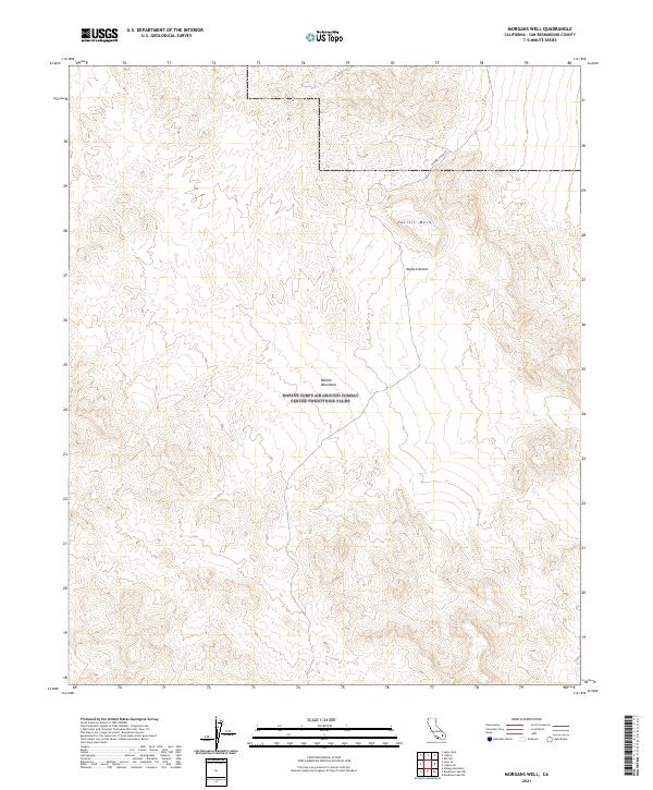 Morgans Well, CA — USGS 7.5-minute topo (2021)