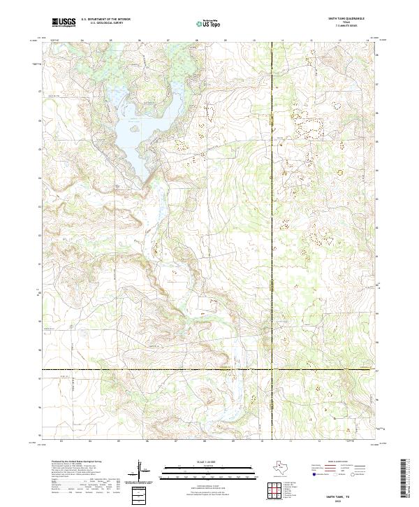 Smith Tank, TX — USGS 7.5-minute topo (2022)