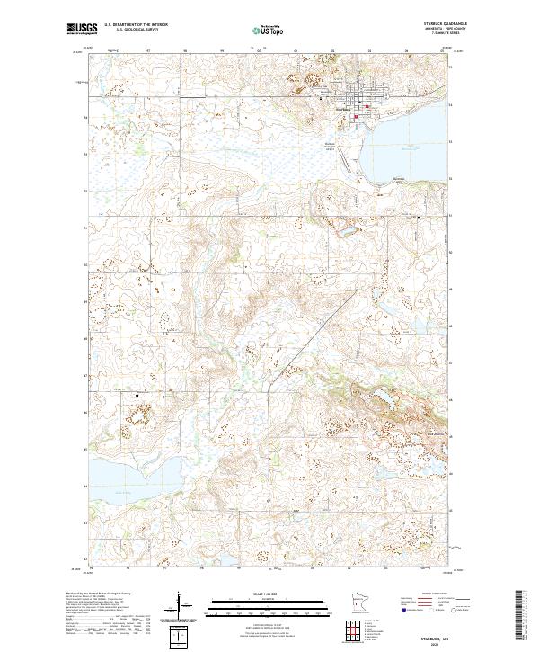 Starbuck, MN — USGS 7.5-minute topo (2022)