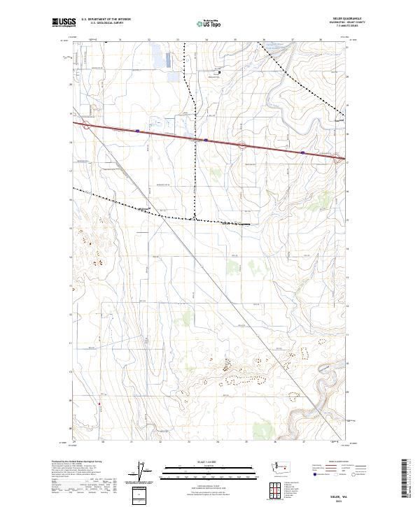 Sieler, WA — USGS 7.5-minute topo (2023)