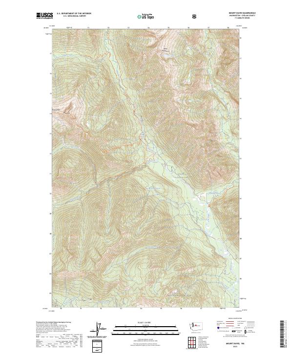 Mount David, WA — USGS 7.5-minute topo (2023)