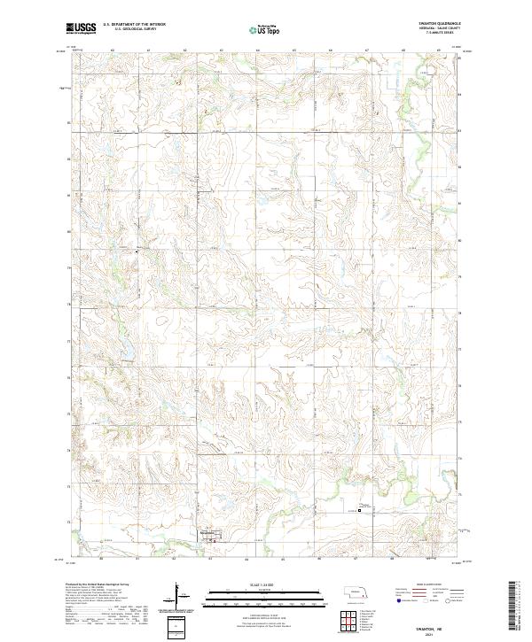 Swanton, NE — USGS 7.5-minute topo (2021)