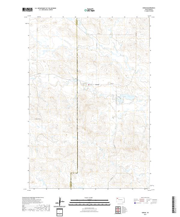 Sorum, SD — USGS 7.5-minute topo (2021)