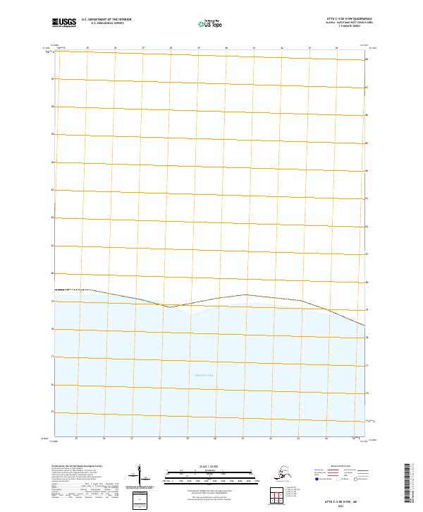Attu C-3 OE N SW, AK — USGS 7.5-minute topo (2021)