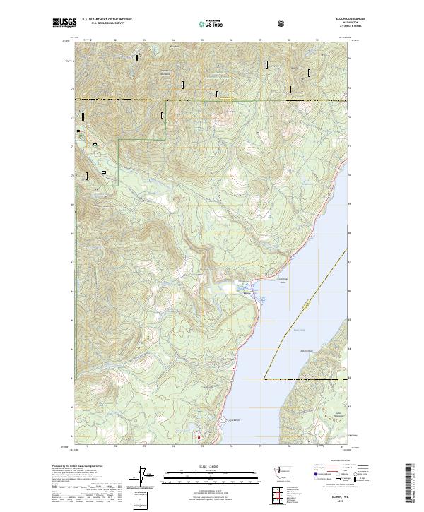 Eldon, WA — USGS 7.5-minute topo (2023)