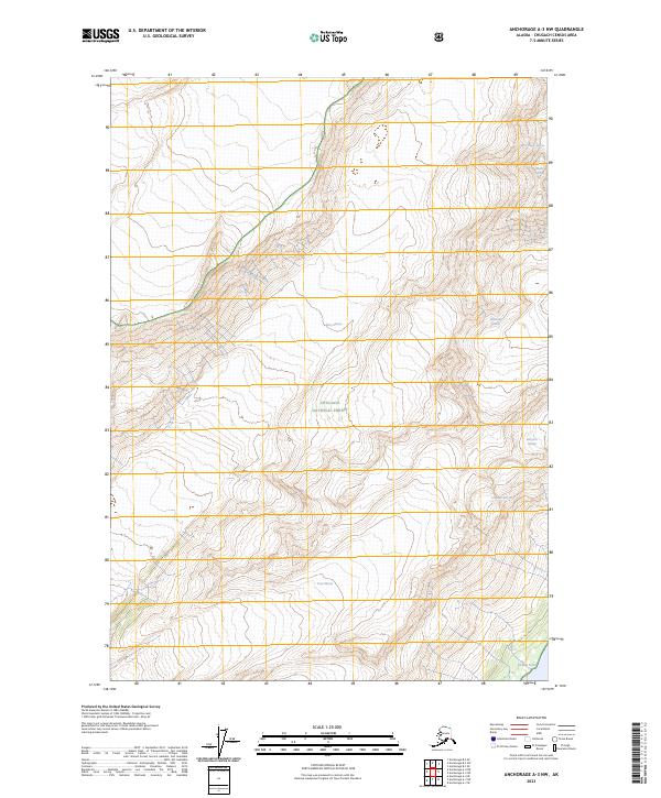 Anchorage A-3 NW, AK — USGS 7.5-minute topo (2023)