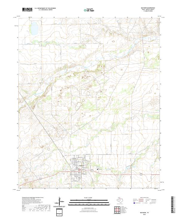 Matador, TX — USGS 7.5-minute topo (2022)