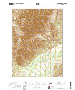 Taylor Mountains D-8 SE, AK — USGS 7.5-minute topo (2019)