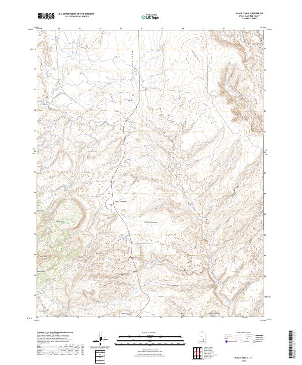 Black Table, UT — USGS 7.5-minute topo (2023)