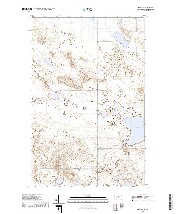 Rangeley NE, ND — USGS 7.5-minute topo (2024)