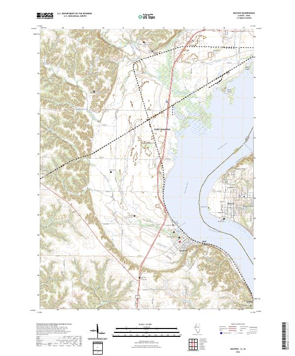 Nauvoo, IL-IA — USGS 7.5-minute topo (2024)