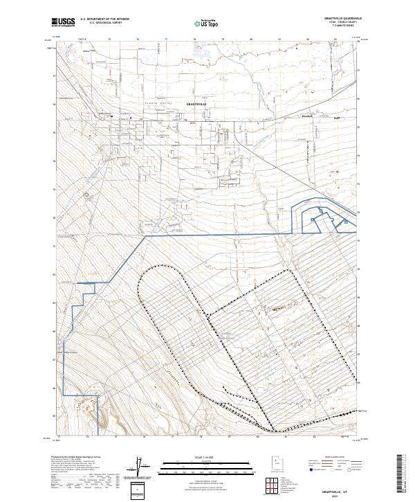 Grantsville, UT — USGS 7.5-minute topo (2023)