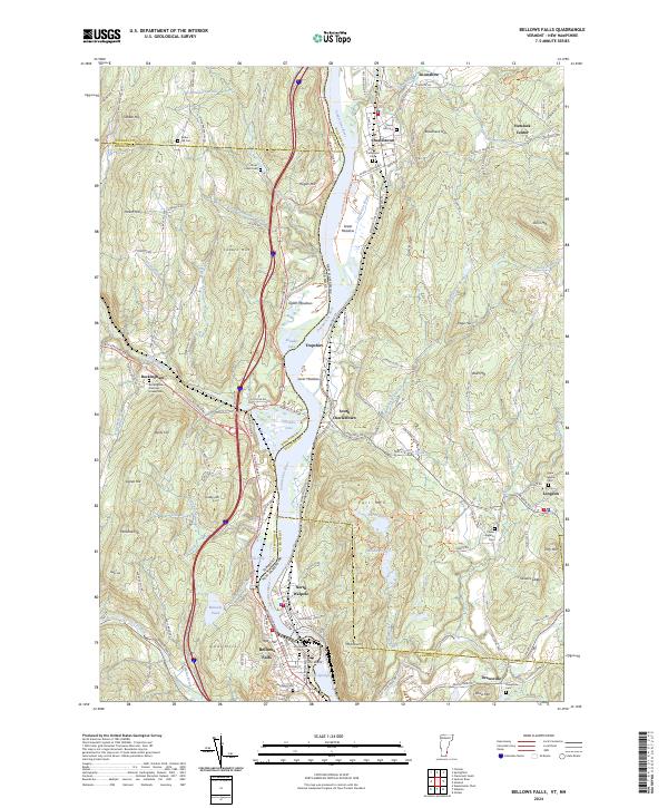 Bellows Falls, VT-NH — USGS 7.5-minute topo (2024)