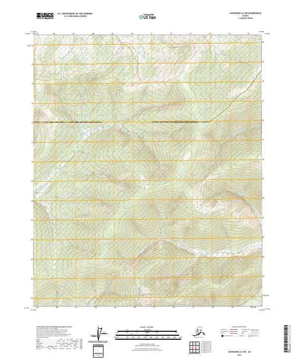 Livengood A-2 NE, AK — USGS 7.5-minute topo (2024)