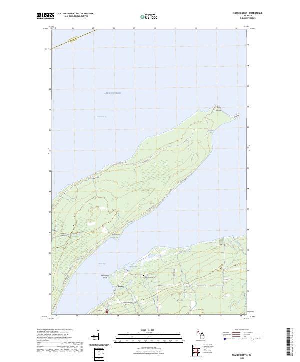 Skanee North, MI — USGS 7.5-minute topo (2023)