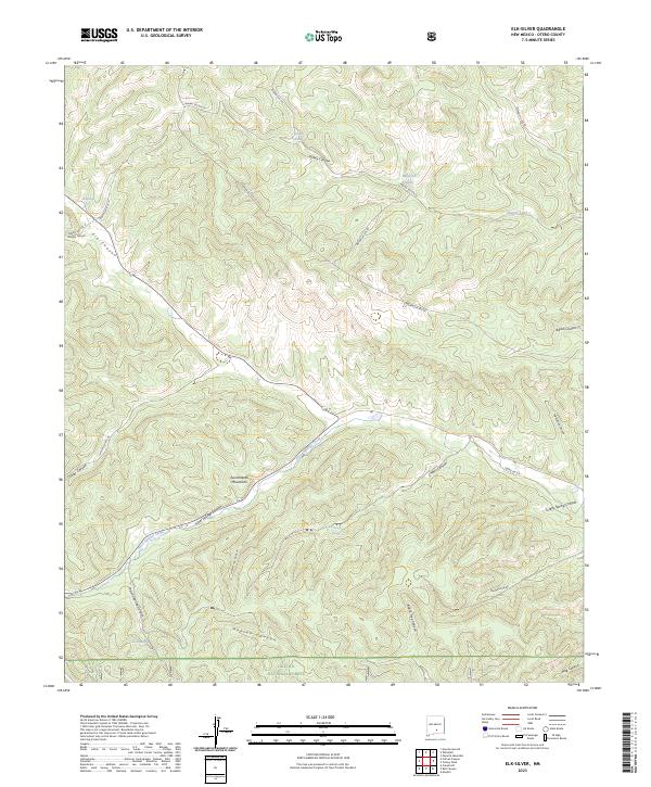 Elk-Silver, NM — USGS 7.5-minute topo (2023)