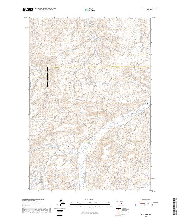 Roscoe NE, MT — USGS 7.5-minute topo (2024)
