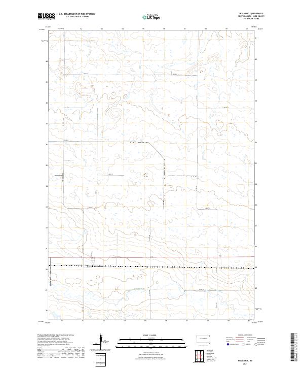 Holabird, SD — USGS 7.5-minute topo (2021)
