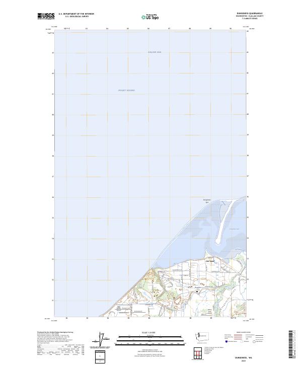Dungeness, WA — USGS 7.5-minute topo (2023)