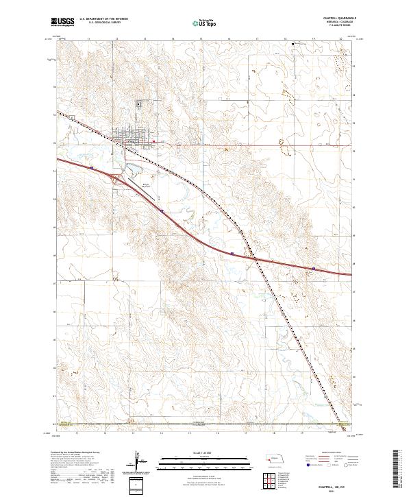 Chappell, NE-CO — USGS 7.5-minute topo (2021)
