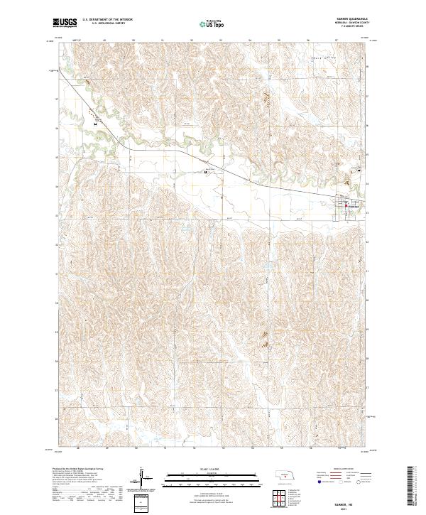 Sumner, NE — USGS 7.5-minute topo (2021)