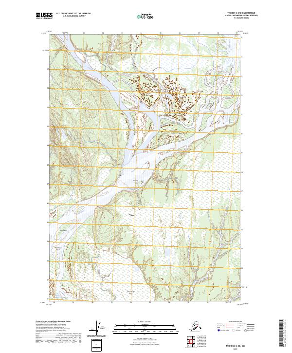 Tyonek C-2 SE, AK — USGS 7.5-minute topo (2023)
