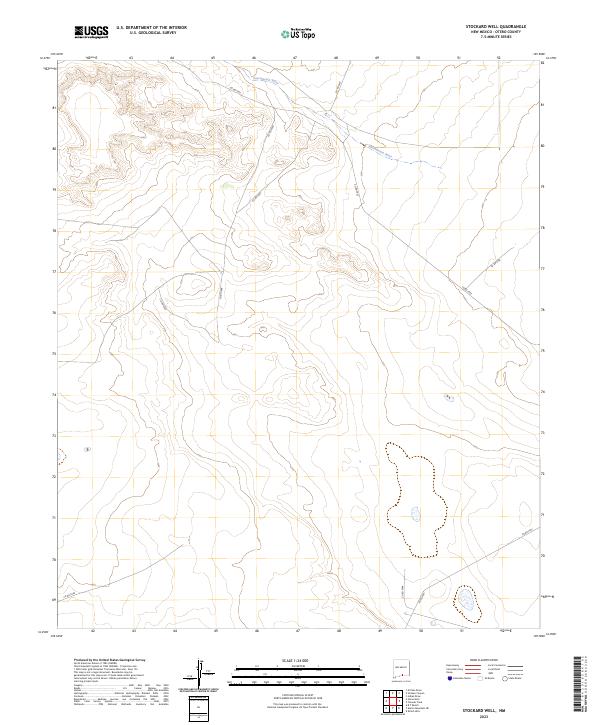 Stockard Well, NM — USGS 7.5-minute topo (2023)
