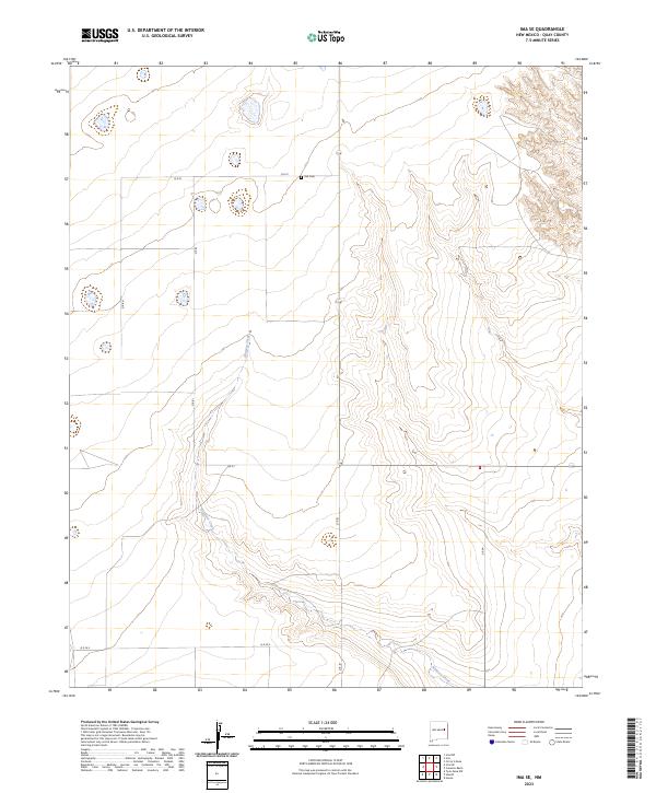 Ima SE, NM — USGS 7.5-minute topo (2023)