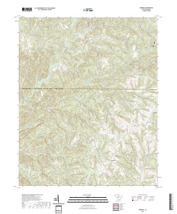 Armenia, SC — USGS 7.5-minute topo (2024)